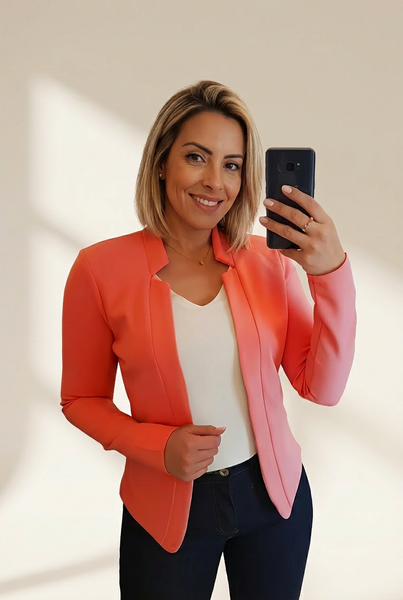 Women's Lightweight Blazer for Women made for easy styling and wardrobe coordination, with premium-like structure and finish.