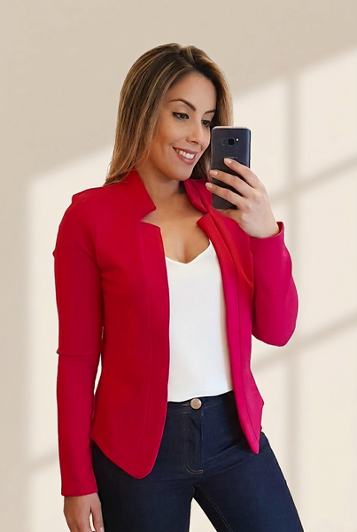 Women's Lightweight Blazer for Women made for easy styling and wardrobe coordination, with premium-like structure and finish.