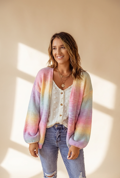 Women's Sweet Pastel Cardigan made for easy styling and wardrobe coordination, with premium-like structure and finish.