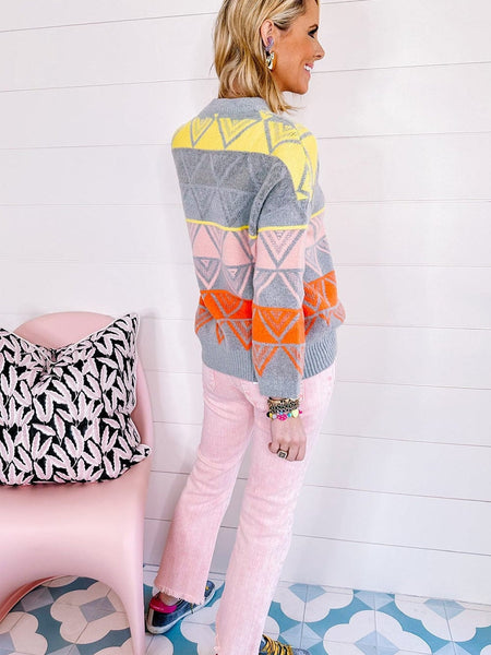 Women's Apricot Pink Mineral Wash Crop Flare Jeans with Button Fly