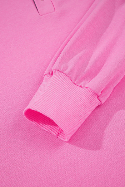 Trendy Women's Pink Striped Mini Dress with Puff Sleeves, Ruffle Hem & Contrast Collar Perfect for Summer Events