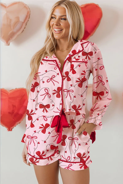 Soft Cotton Red Pajama Set for Women - Cozy Sleepwear for Comfortable Nights and Relaxing Mornings