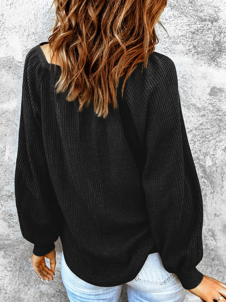 Fall Fashion Waffle Knit Football Top with practical styling and dependable silhouette control.