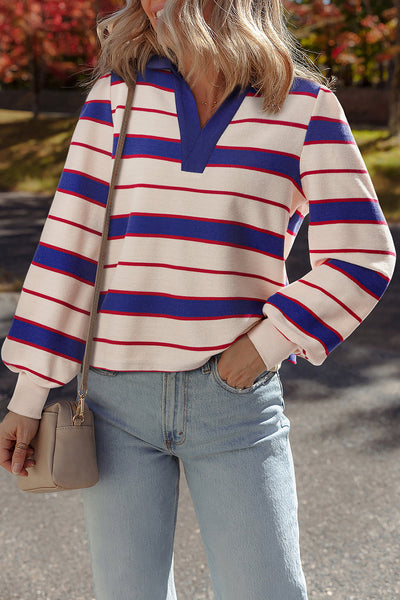 Soft Color Women's Casual Polo Sweatshirt - Comfortable Fit & Trendy Style for Effortless Everyday Wear