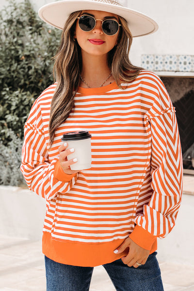 Lightweight Women's Stripe Blouse - Soft Cotton Casual Top for Effortless Everyday Style and All-Day Comfort