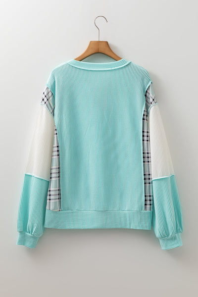 Vibrant Boho Chic Women's Patchwork Blouse Relaxed Fit Top for Casual and Dressy Occasions in Colorful Styles