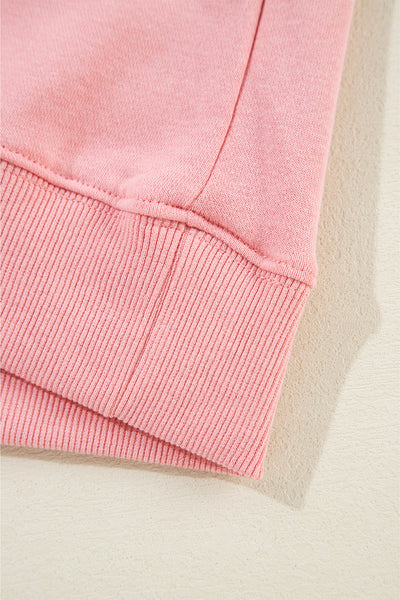 Women's Cozy Pink Classic Crewneck Sweatshirt - Casual Fit for Everyday Comfort and Effortless Style