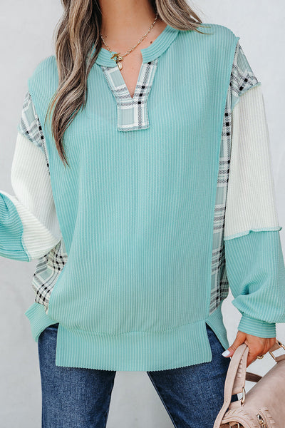 Vibrant Boho Chic Women's Patchwork Blouse Relaxed Fit Top for Casual and Dressy Occasions in Colorful Styles