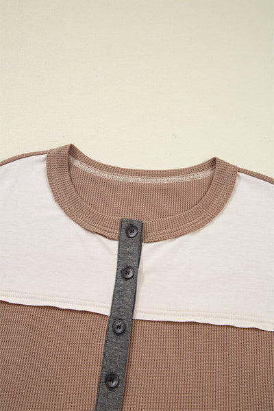 Vibrant Color Block Short Sleeve Tee for Women - Stylish Relaxed Fit Top Perfect for Casual Everyday Wear