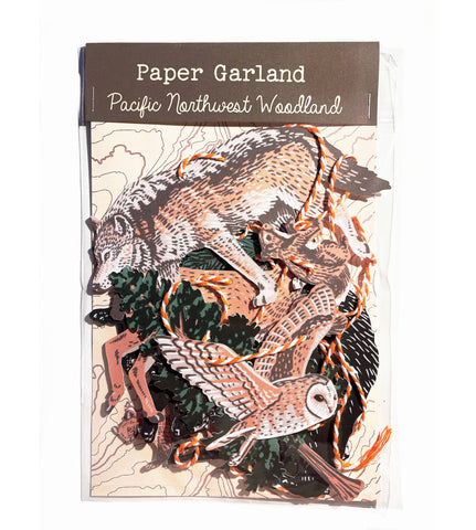 Pacific Northwest Woodland Paper Garland