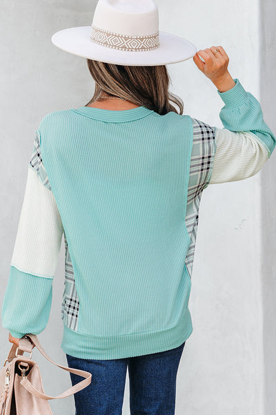 Vibrant Boho Chic Women's Patchwork Blouse Relaxed Fit Top for Casual and Dressy Occasions in Colorful Styles