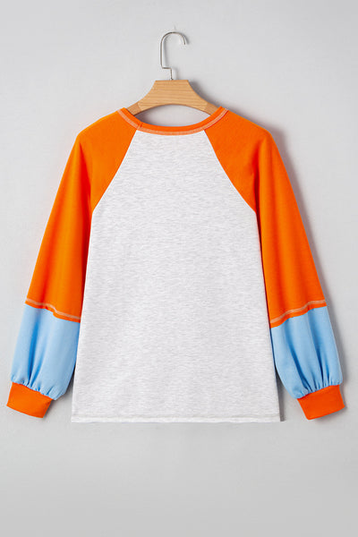 Stylish Women's Contrast Stitch Blouse - Chic Casual Top for Effortless Everyday Elegance and Unique Detail