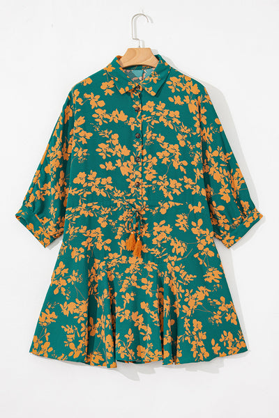 Elegant Women's Short Sleeve Shirt Dress in Classic Fit - Breathable Cotton Blend for Effortless Summer Style