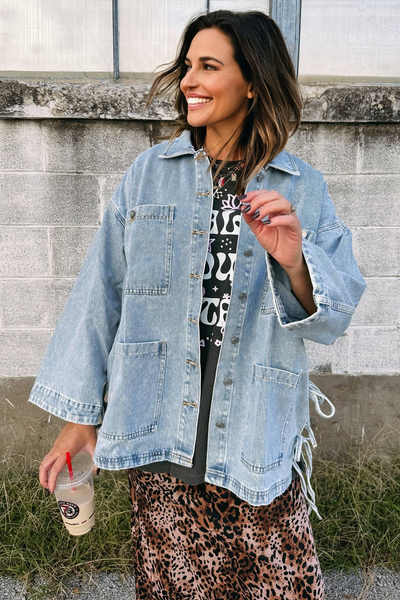 Trendy Women's Blue Denim Jacket with Modern Fit and Chic Details for Stylish Casual Wear