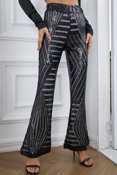Striped Sexy Slim Fit Knitted Pants