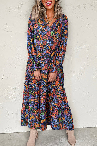 Elegant Women's Floral Maxi Dress - Sleeveless Summer Style, Flowing Fit for Parties, Casual Outings & Beach Days