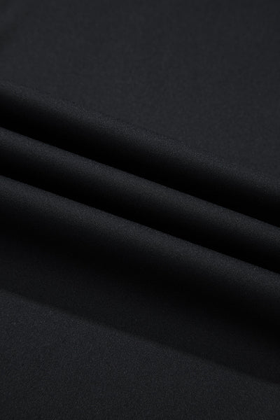 Women Black High-Waisted V-Shape Flared Leggings - Stylish Comfort for Casual and Active Wear Enthusiasts