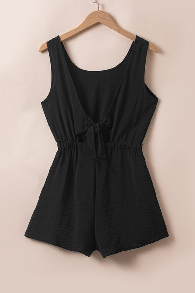 Casual Striped Sleeveless Halter Strap Flowy Mini Dress