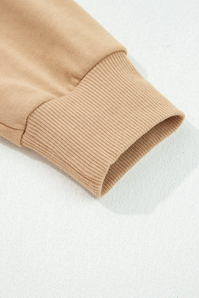 Cozy Women's Varsity Striped Sweatshirt in Soft Cotton Blend - Casual Fit for Effortless Style and All-Day Comfort