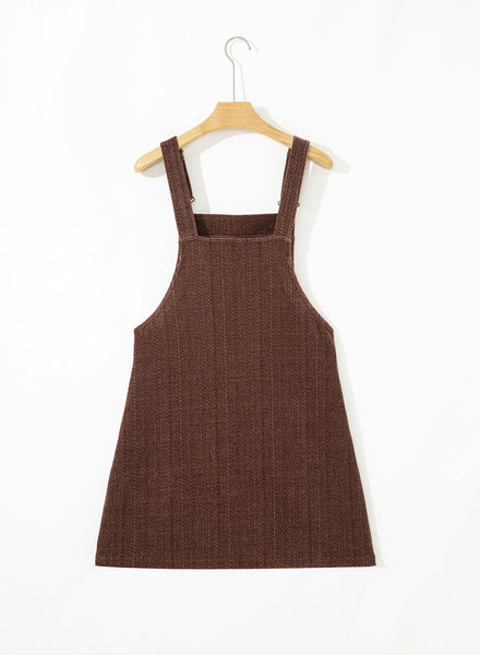 Chic Coffee-Colored Women's Dress with Flattering Fit and Versatile Style for Any Occasion