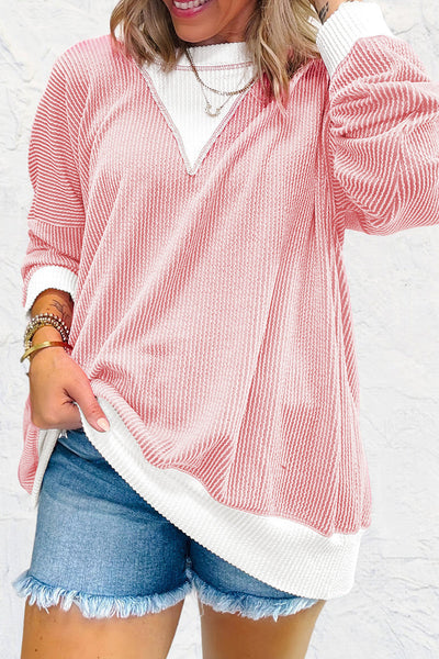 Trendy Women's Oversized Drop Shoulder Cotton Top - Soft, Casual Fit for Effortless Everyday Chic Style