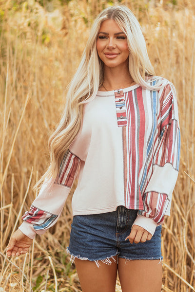 Stylish Women's Casual Knit Top in Soft Cotton Blend - Flattering Fit for Everyday Wear in Bright, Trendy Colors