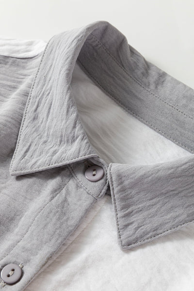 Trendy Women's Color Block Casual Shirt - Comfortable Everyday Top for Effortless Style and Versatile Outfits