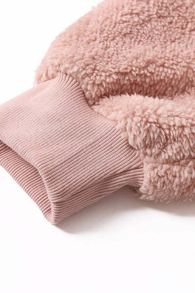 Cozy Women's Plush Pullover Sweatshirt - Soft, Relaxed Fit for Casual Outings & Lounging Year-Round