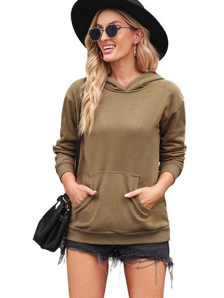 women's relaxed lavender cotton-blend hoodie with kangaroo pocket made for easy styling and wardrobe coordination, with premium-like structure and