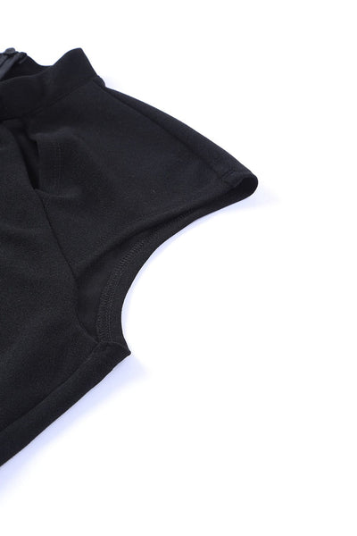 Casual Women's Jumpsuit with Pockets and Half Sleeves