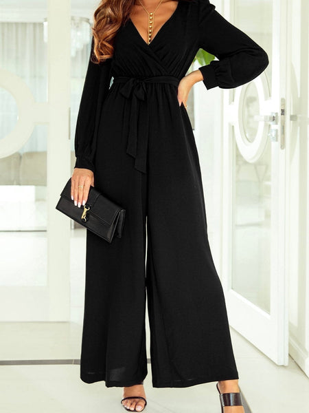 Solid Crop Tank & High Waist Drawstring Pants & Longline Cardigan Three-Piece Set