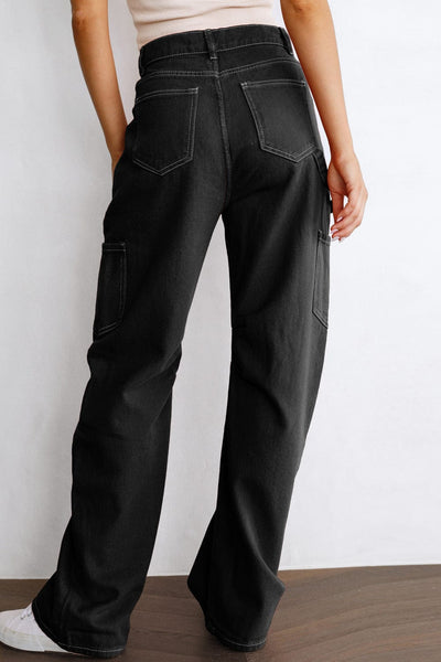 Modern Black Cargo Pants