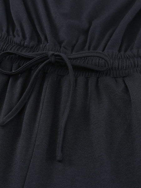 Tooling Belt Sleeveless Suspenders Simple Restraint Foot Jumpsuit