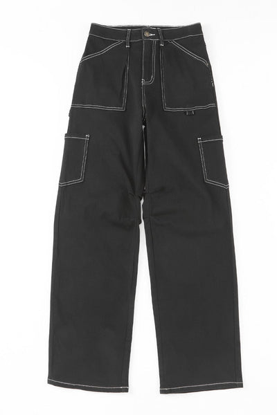 Modern Black Cargo Pants