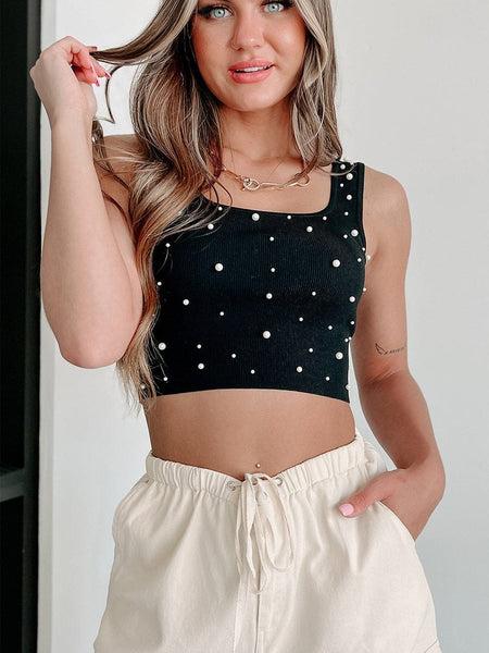 Daisy Print Tank Tops with Loose Fit and Round Neck