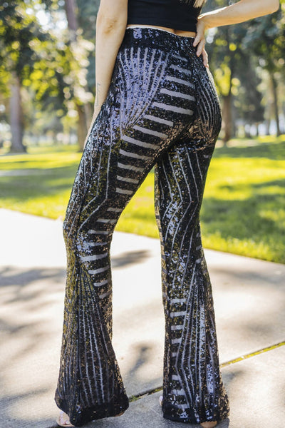Striped Sexy Slim Fit Knitted Pants