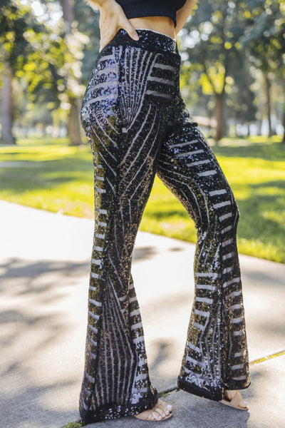 Striped Sexy Slim Fit Knitted Pants