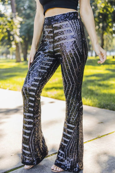 Striped Sexy Slim Fit Knitted Pants