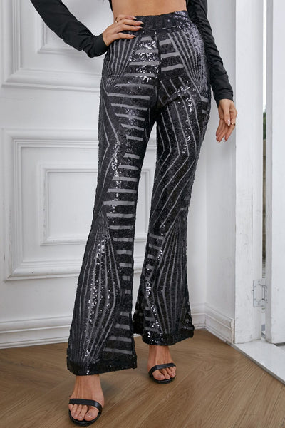 Striped Sexy Slim Fit Knitted Pants