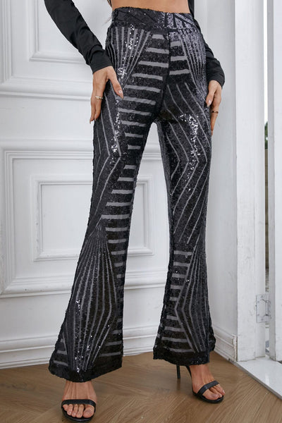 Striped Sexy Slim Fit Knitted Pants