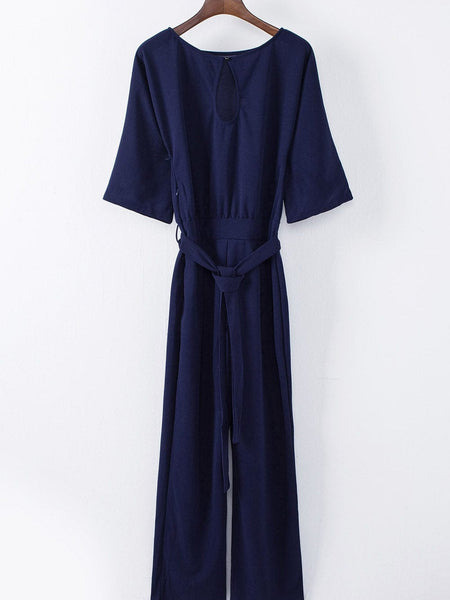 Elegant One-Shoulder Jumpsuit for Parties and Weddings