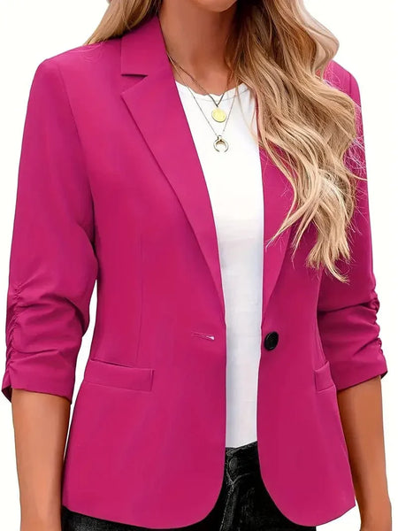 Women's Red Blazer Jacket