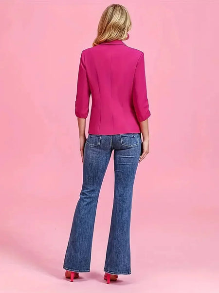 Women's Red Blazer Jacket