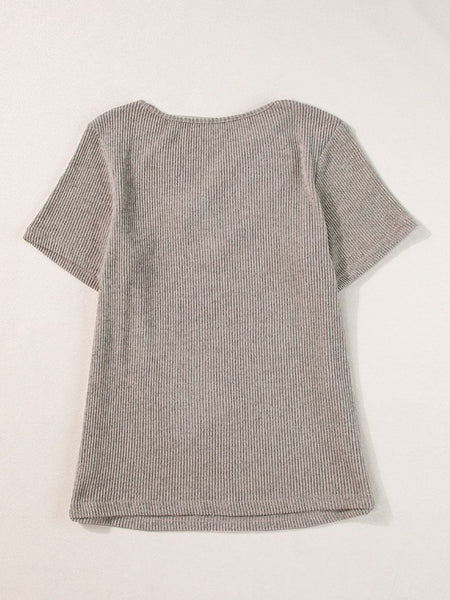 Heart Pattern Lantern Sleeve Blouse