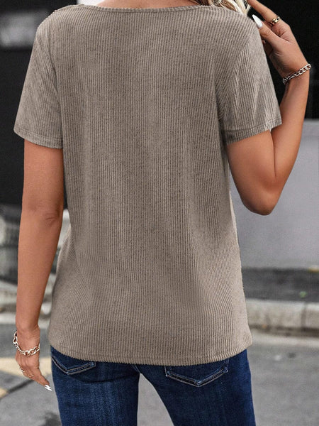 Heart Pattern Lantern Sleeve Blouse