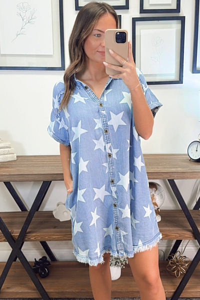 Floral Navy Blue Chiffon Party Dress with V-Neck and Ruched Details