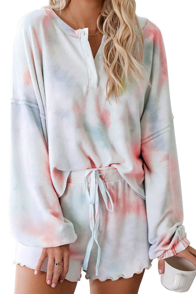 Floral Print Layered Sleeve Mini Dress