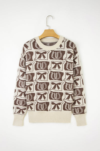 Women's Chic Women's Western-Style Cozy Knit Sweaters for Casual Outings - Perfect Layering Pieces in Trendy Colors