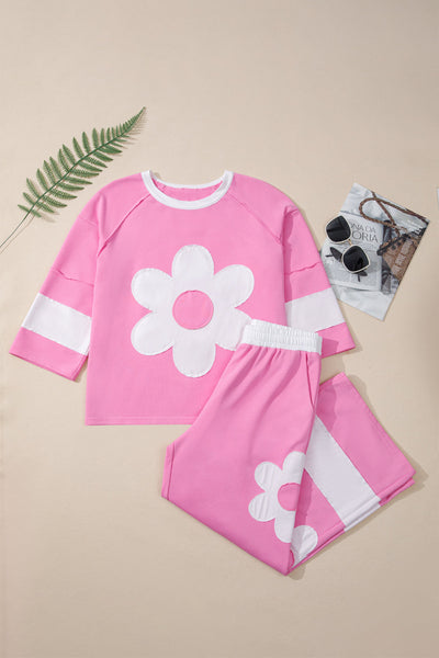 Stylish Women's Two-Piece Set: Soft Fabric Top & Pants Combo for Casual Outings and Everyday Comfort in Chic Design