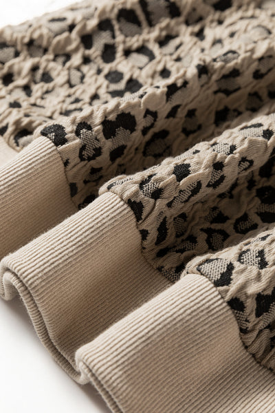 Women's Casual Leopard Print Long Sleeve Blouse - Comfortable & Stylish Top for Everyday Fashion
